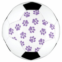 Doodle Paws, Dog Paws, Paarse Paws Voetbal