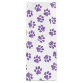 Doodle Paws, Dog Paws, Paarse Paws Wijn Cadeautas (Voorkant)