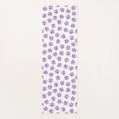 Doodle Paws, Dog Paws, Paarse Paws Yogamat (Voorkant)