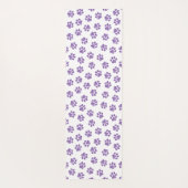 Doodle Paws, Dog Paws, Paarse Paws Yogamat (Achterkant)