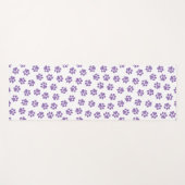 Doodle Paws, Dog Paws, Paarse Paws Yogamat (Voorkant (horizontaal))