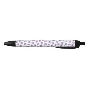 Doodle Paws, Dog Paws, Paarse Paws Zwarte Inkt Pen