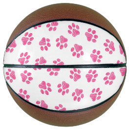Doodle Paws, Dog Paws, Pink Paws Basketbal