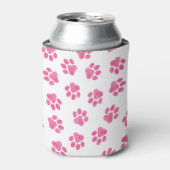 Doodle Paws, Dog Paws, Pink Paws Blikjeskoeler (Blikje Voorkant)