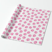 Doodle Paws, Dog Paws, Pink Paws Cadeaupapier (Uitgerold)