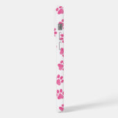Doodle Paws, Dog Paws, Pink Paws iPhone Hoesje (Linkerkant)