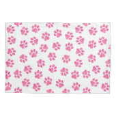Doodle Paws, Dog Paws, Pink Paws Kussensloop (Achterkant)