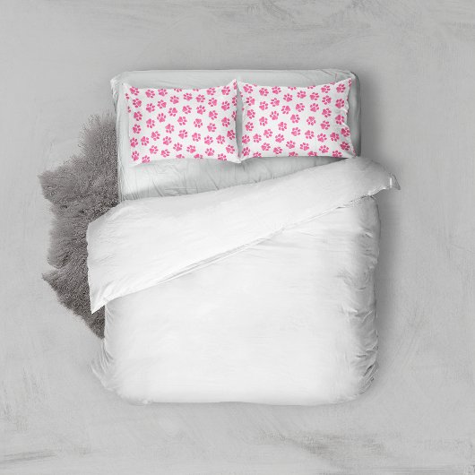 Doodle Paws, Dog Paws, Pink Paws Kussensloop