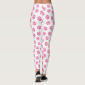 Doodle Paws, Dog Paws, Pink Paws Leggings (Achterkant)