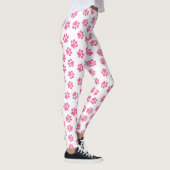 Doodle Paws, Dog Paws, Pink Paws Leggings (Rechts)