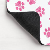 Doodle Paws, Dog Paws, Pink Paws Muismat (Hoek)