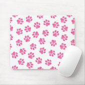 Doodle Paws, Dog Paws, Pink Paws Muismat (Met muis)