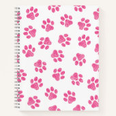 Doodle Paws, Dog Paws, Pink Paws Notitieboek (Voorkant)
