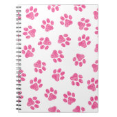 Doodle Paws, Dog Paws, Pink Paws Notitieboek (Voorkant)