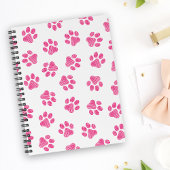 Doodle Paws, Dog Paws, Pink Paws Notitieboek