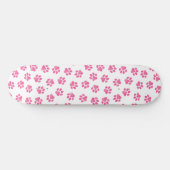 Doodle Paws, Dog Paws, Pink Paws Persoonlijk Skateboard (Horizontaal)