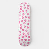 Doodle Paws, Dog Paws, Pink Paws Persoonlijk Skateboard (Voorkant)