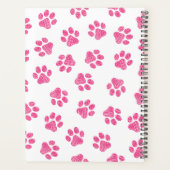 Doodle Paws, Dog Paws, Pink Paws Planner (Achterkant)