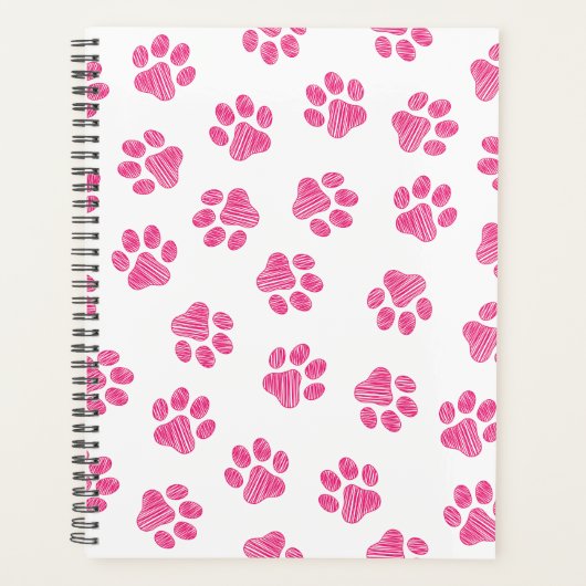 Doodle Paws, Dog Paws, Pink Paws Planner (Voorkant)