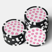 Doodle Paws, Dog Paws, Pink Paws Poker Chips (Opstapeling)