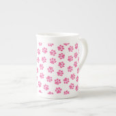 Doodle Paws, Dog Paws, Pink Paws Porselein Kop (Voorkant rechts)