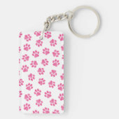 Doodle Paws, Dog Paws, Pink Paws Sleutelhanger (achterkant)