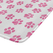 Doodle Paws, Dog Paws, Pink Paws Snijplank (Hoek)