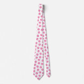 Doodle Paws, Dog Paws, Pink Paws Stropdas (Voorkant)