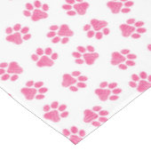 Doodle Paws, Dog Paws, Pink Paws Tafelkleed (Gekanteld)