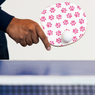 Doodle Paws, Dog Paws, Pink Paws Tafeltennisbatje