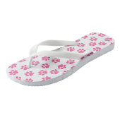 Doodle Paws, Dog Paws, Pink Paws Teenslippers (Schuin)