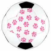 Doodle Paws, Dog Paws, Pink Paws Voetbal (Voorkant)