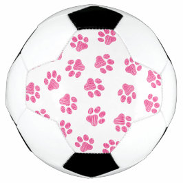 Doodle Paws, Dog Paws, Pink Paws Voetbal