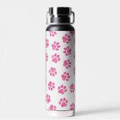 Doodle Paws, Dog Paws, Pink Paws Waterfles (Achterkant)