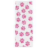 Doodle Paws, Dog Paws, Pink Paws Wijn Cadeautas (Voorkant)