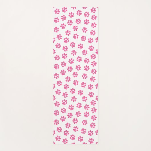 Doodle Paws, Dog Paws, Pink Paws Yogamat (Voorkant)