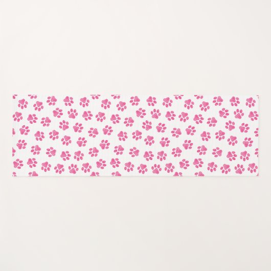 Doodle Paws, Dog Paws, Pink Paws Yogamat (Voorkant (horizontaal))