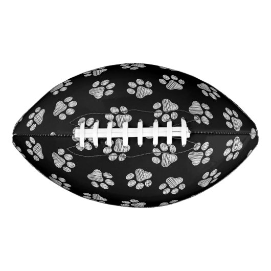 Doodle Paws, Dog Paws, White Paws American Football (Voorkant)