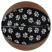 Doodle Paws, Dog Paws, White Paws Basketbal (Voorkant)