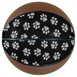 Doodle Paws, Dog Paws, White Paws Basketbal