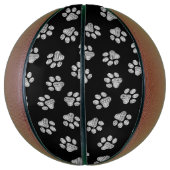 Doodle Paws, Dog Paws, White Paws Basketbal (Verticaal)