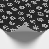 Doodle Paws, Dog Paws, White Paws Cadeaupapier (Hoek)