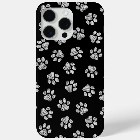 Doodle Paws, Dog Paws, White Paws Case-Mate iPhone Case (Achterkant)