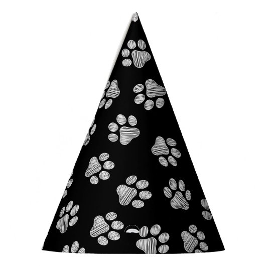 Doodle Paws, Dog Paws, White Paws Feesthoedjes (Links)