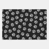 Doodle Paws, Dog Paws, White Paws Inpakpapier Vel (Voorkant 3)