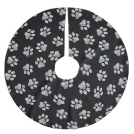 Doodle Paws, Dog Paws, White Paws Kerstboom Rok