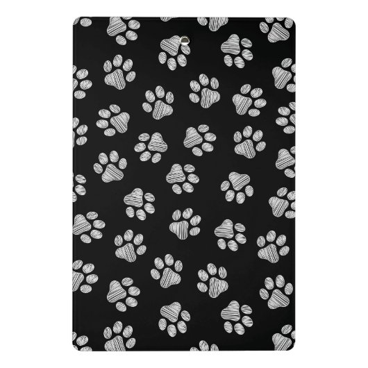 Doodle Paws, Dog Paws, White Paws Mini Klembord (Achterkant)