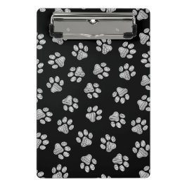 Doodle Paws, Dog Paws, White Paws Mini Klembord