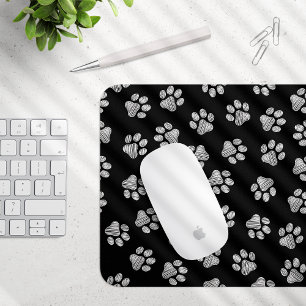 Doodle Paws, Dog Paws, White Paws Muismat