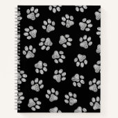 Doodle Paws, Dog Paws, White Paws Notitieboek (Voorkant)